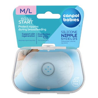Canpol babies EasyStart силиконови протектори за зърна, размер M/L, 2 бр.