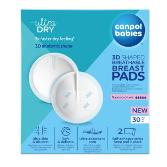 Canpol babies Ultra Dry 3D дишащи подплънки за кърмачки, 30 бр.